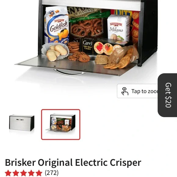 Black Brisker Food Storage Kitchen Essential